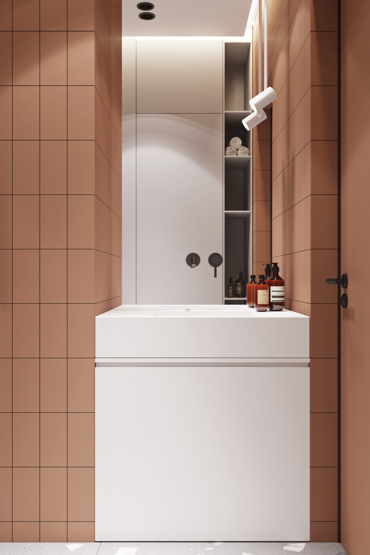 65平 简约白色系空间设计！-24