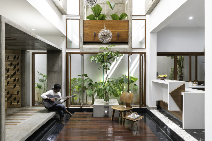 勒宁静之屋丨印度本地治里丨Studio WhiteScape-8