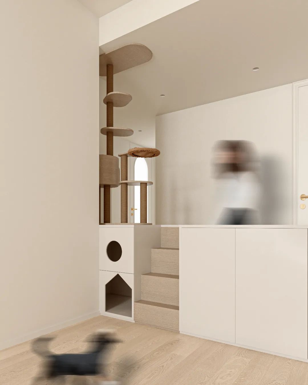 149m²极简奶油风家居空间设计丨中国长沙丨周笙笙全案设计工作室-25