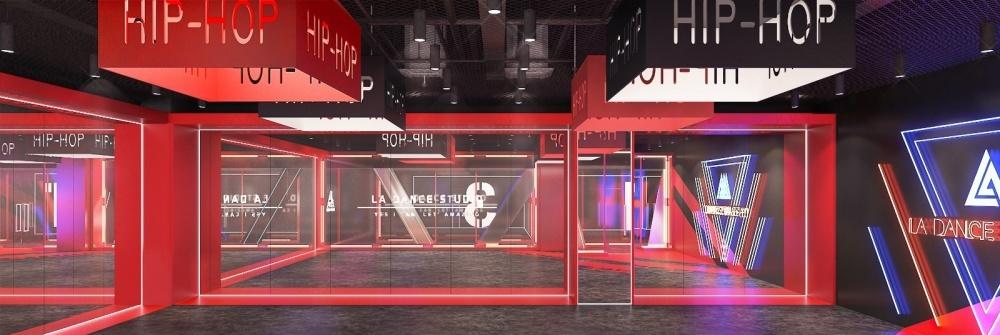 培训机构丨【由里建筑设计】北京LA街舞学苑-11