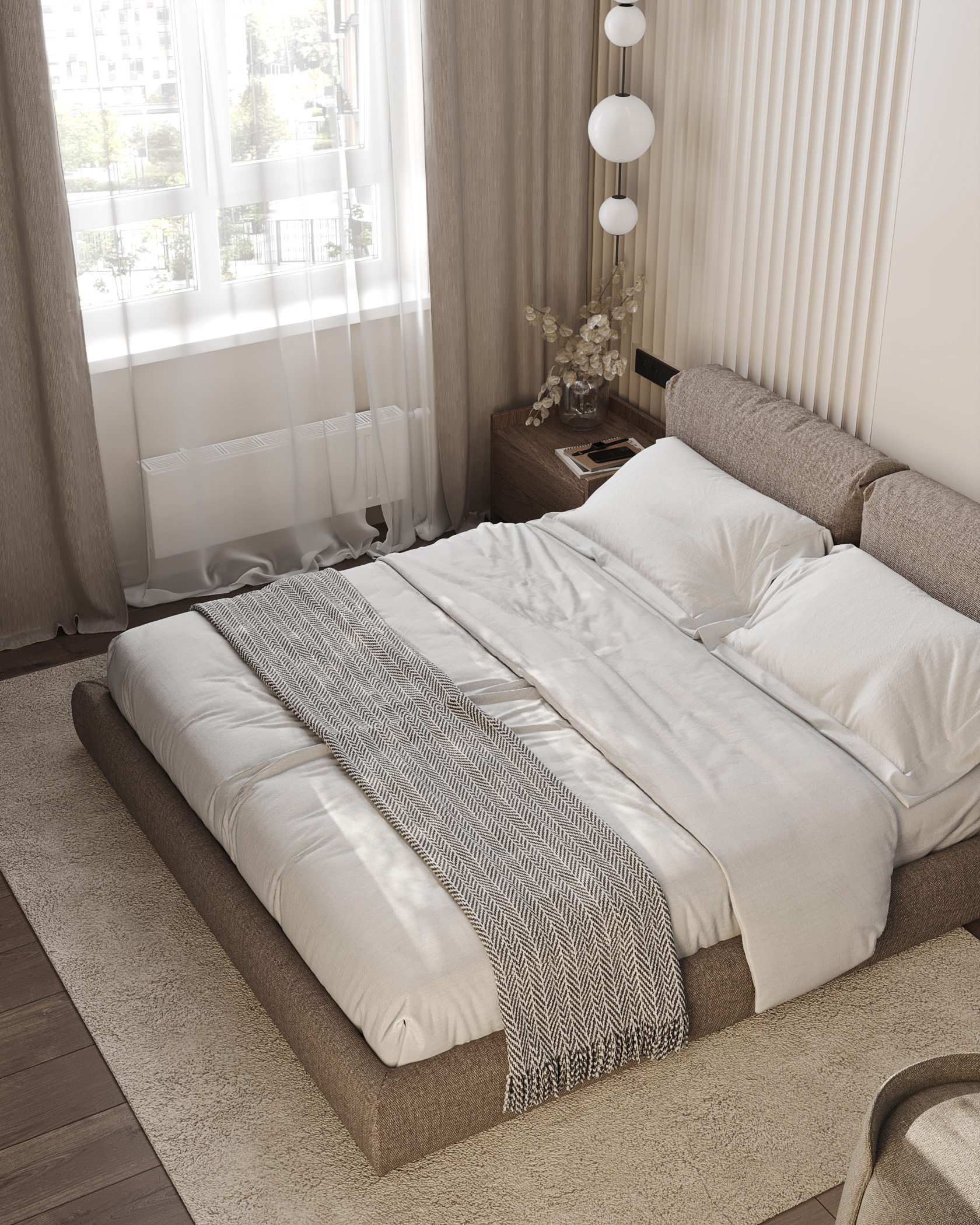 Contemporary Flat Design for Young Family-11