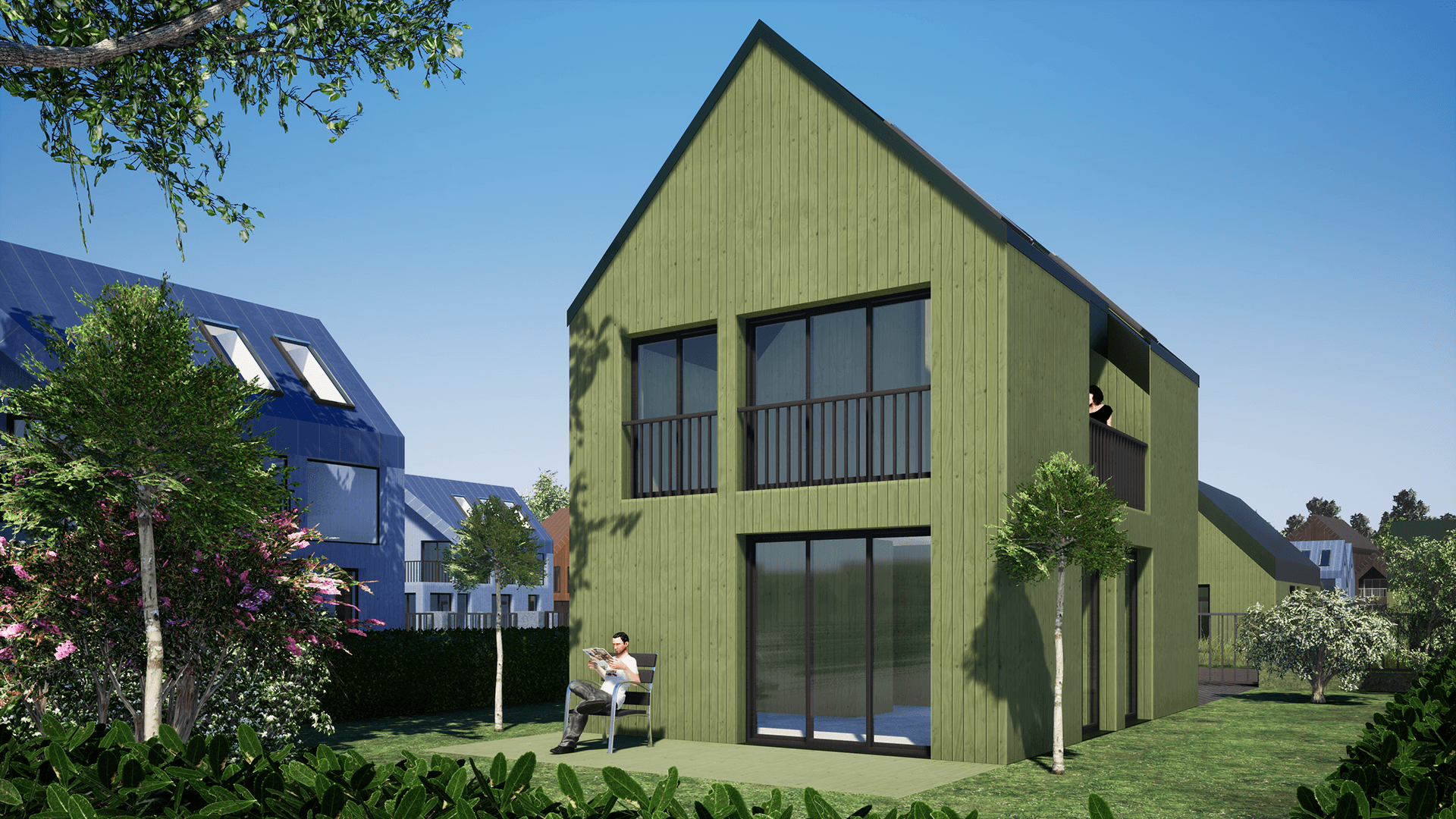 高密度和低层多功能木结构住宅区丨波兰比得哥什丨Damian Dominiczak-379