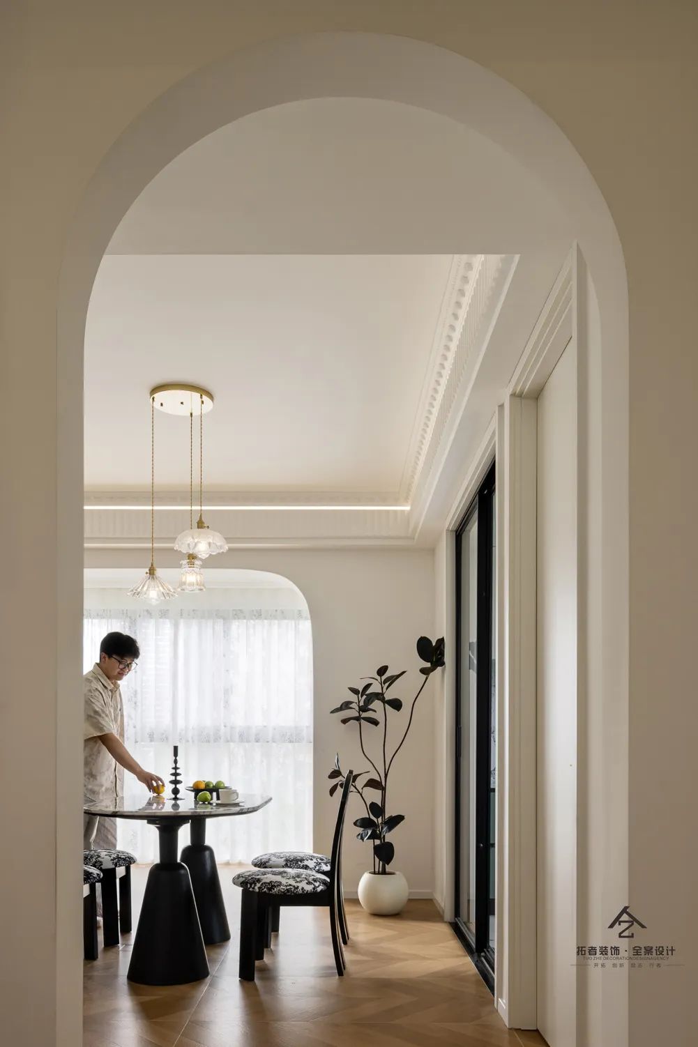装饰.全案设计|现代小法式的宁静力量-31