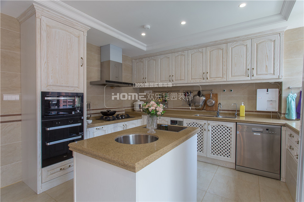 成都观城 220 平简约美式装修,家庭温馨空间设计-35