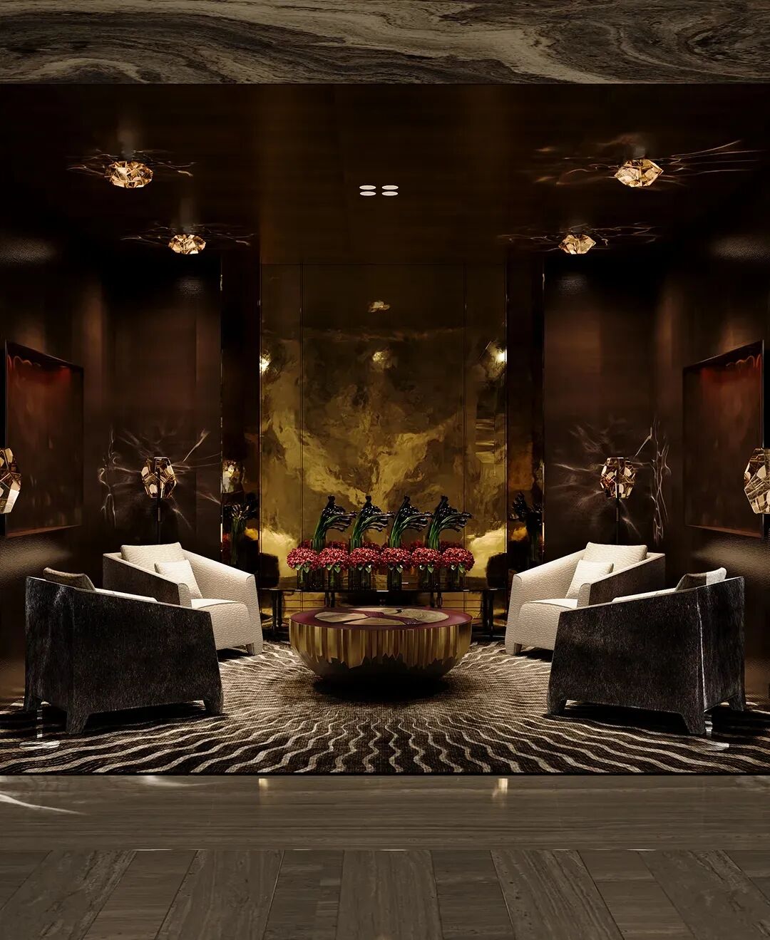 紫香舸×首发  “珠宝级”顶级精奢地产设计, 每一处细节都是高阶审美!-35