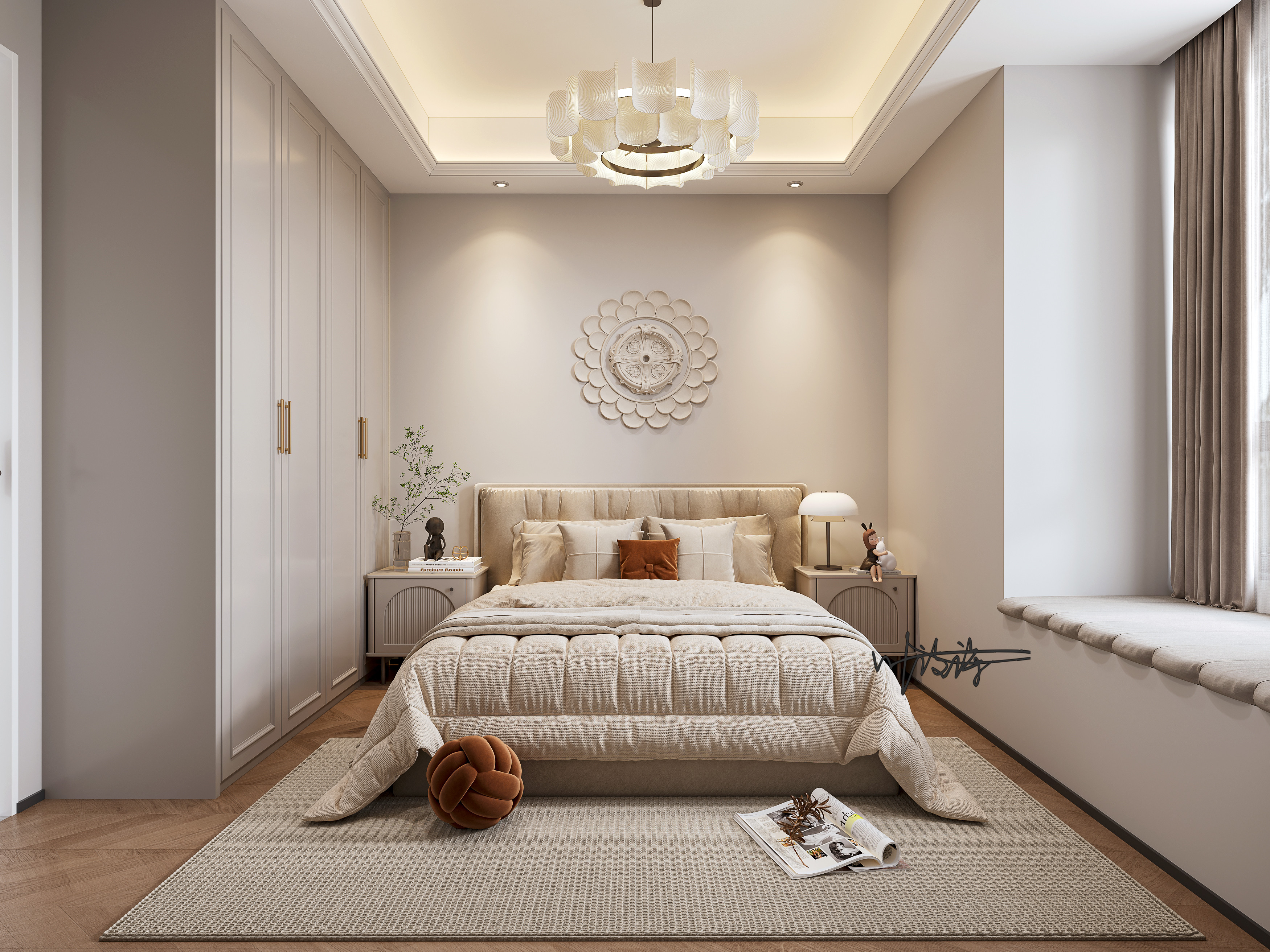 果然，春天和绿色系法式复古风最配了-3