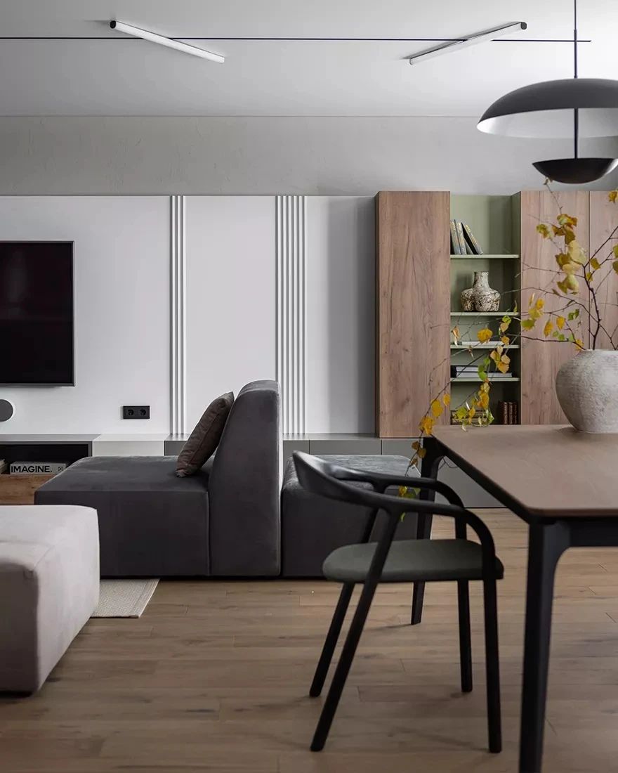 81㎡独居男人的现代空间设计-10