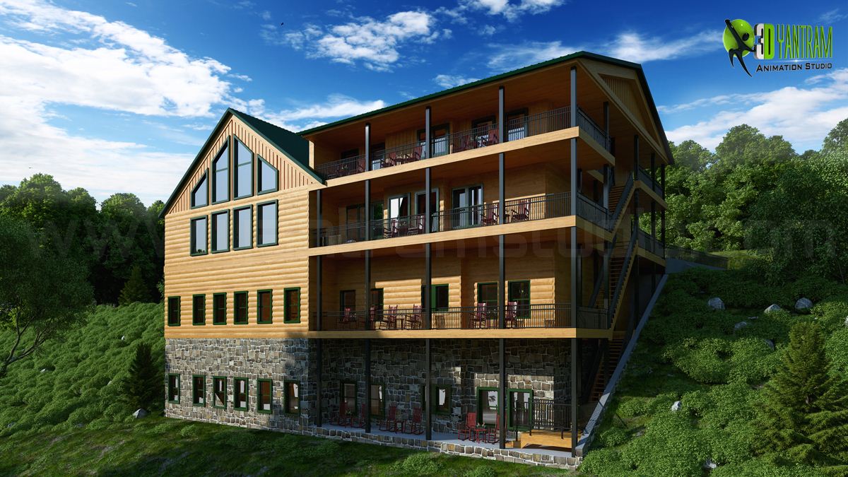 三维住宅渲染设计 | 2016 年建于美国的现代公寓-2