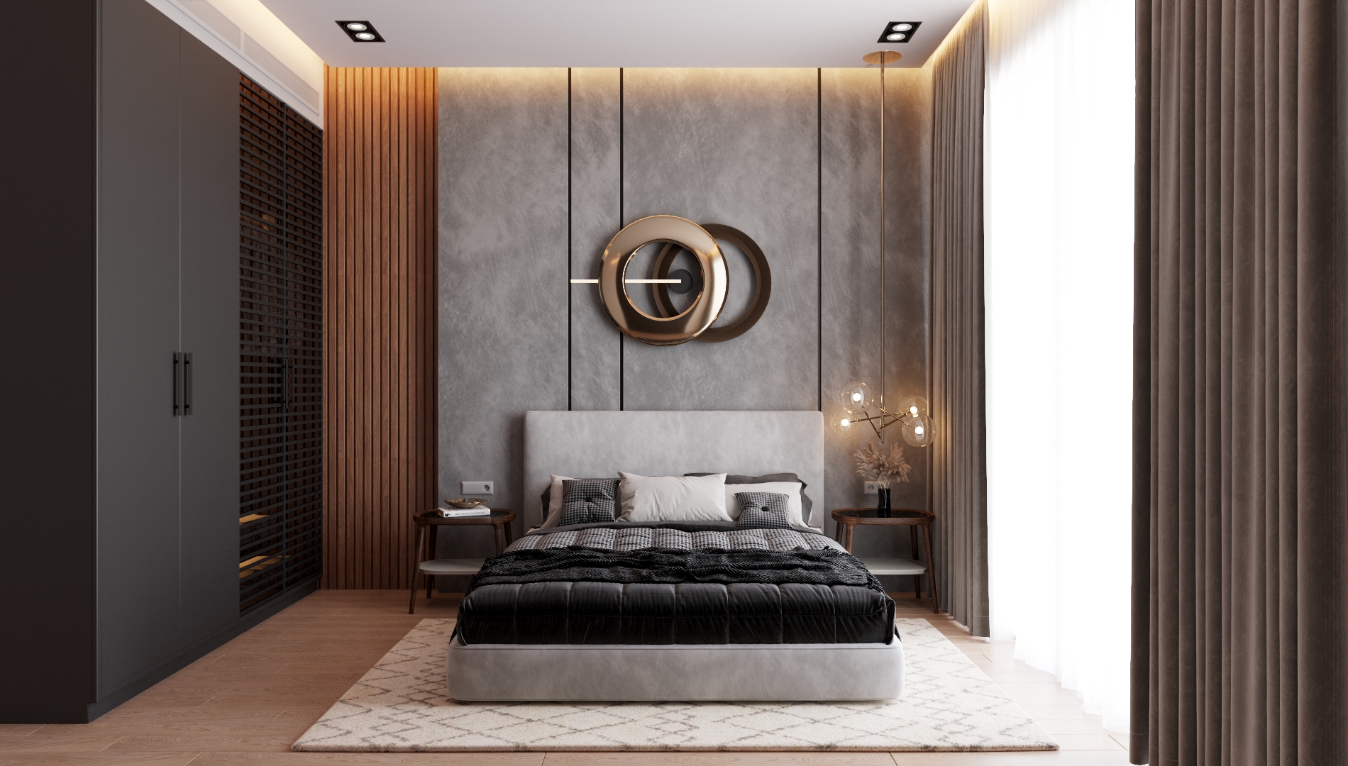 HO TRAM VILLA 主卧及卫生间设计丨Hao Vo 和 Hoang Nguyen-0