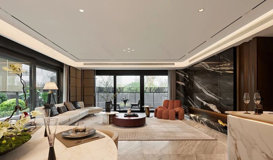 龙湖云河颂丨中国宁波丨李益中空间设计-39