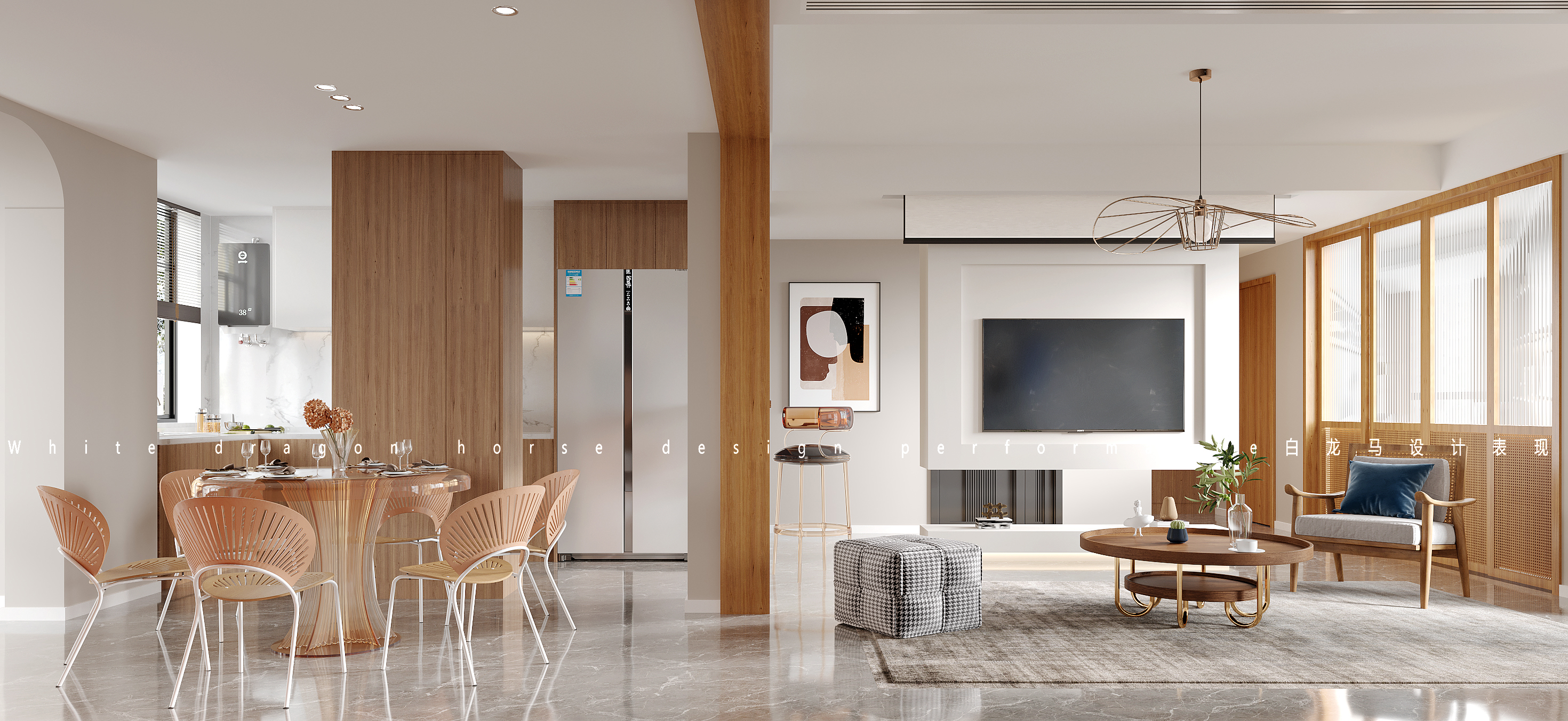 北欧风格——白龙马效果图-6