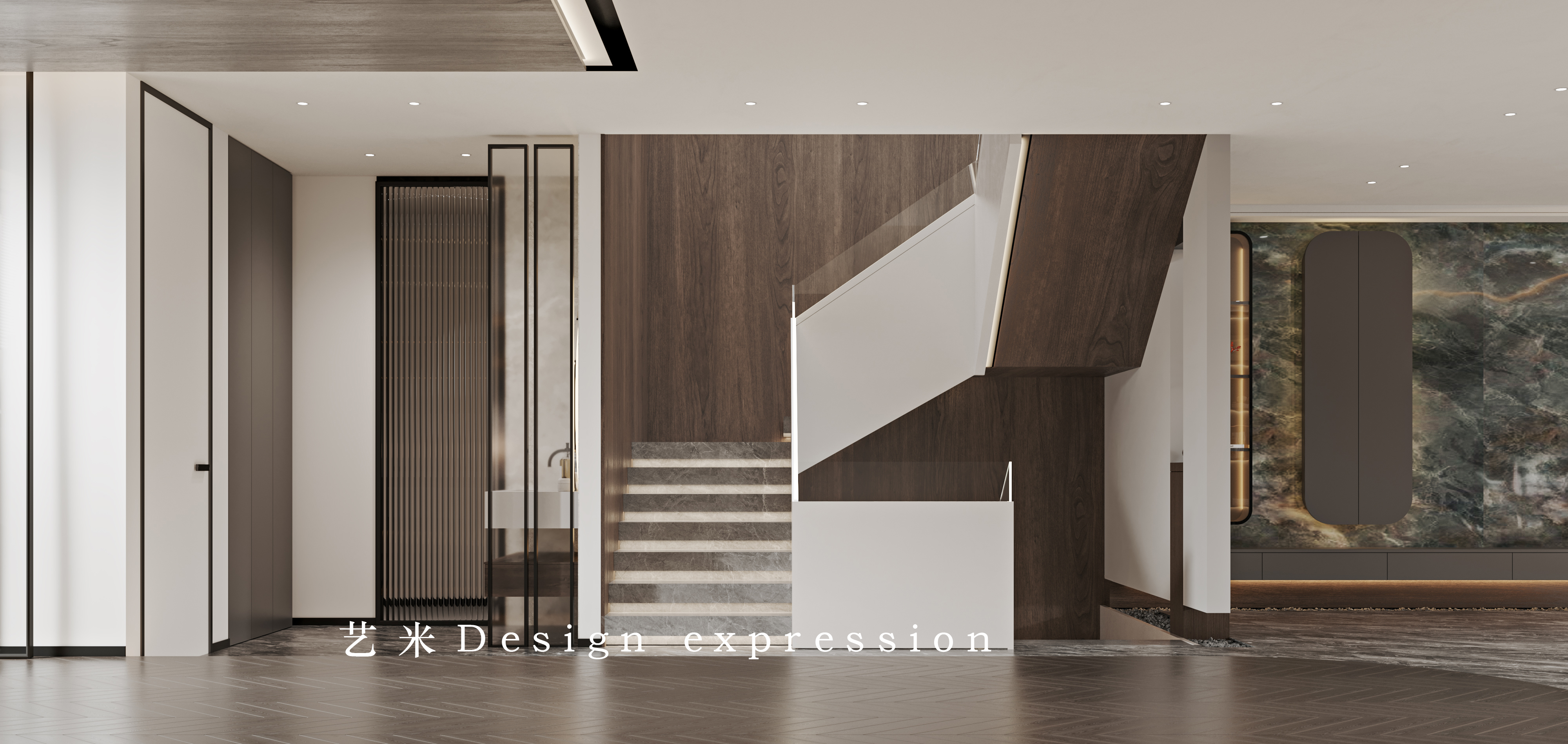 轻奢别墅-艺米效果图-22