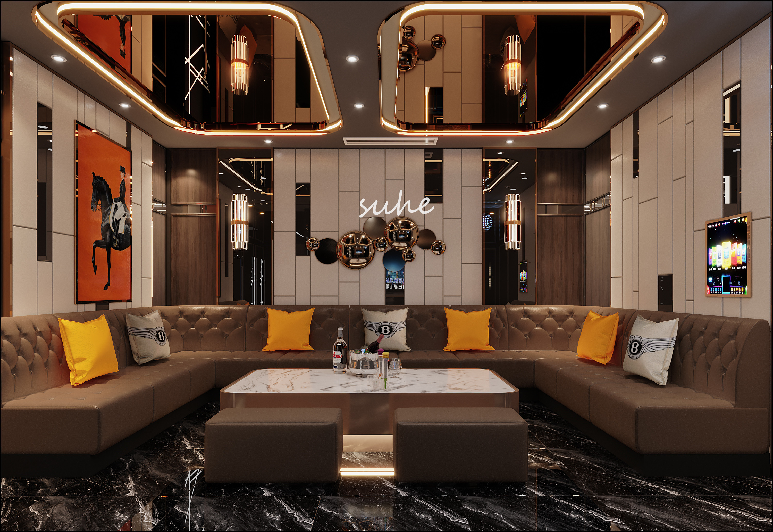 KTV设计——质感强烈，氛围十足-9