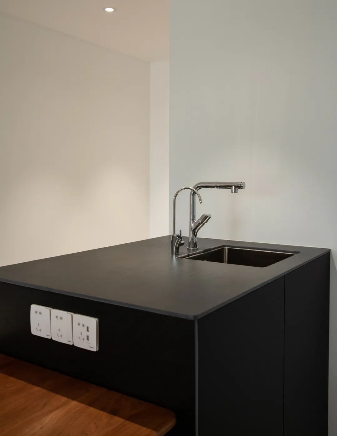 92㎡一人居,起居室,岛台加三分离,满满日系风-63