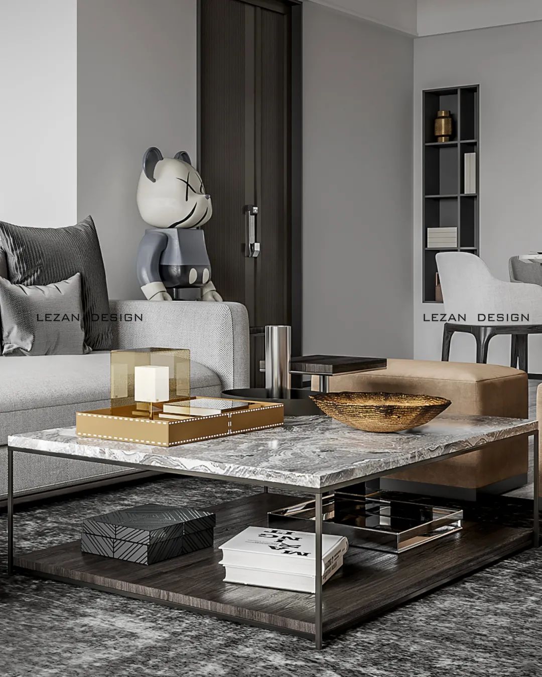 现代质感都市调性丨宁波市乐赞室内装饰设计有限公司-7