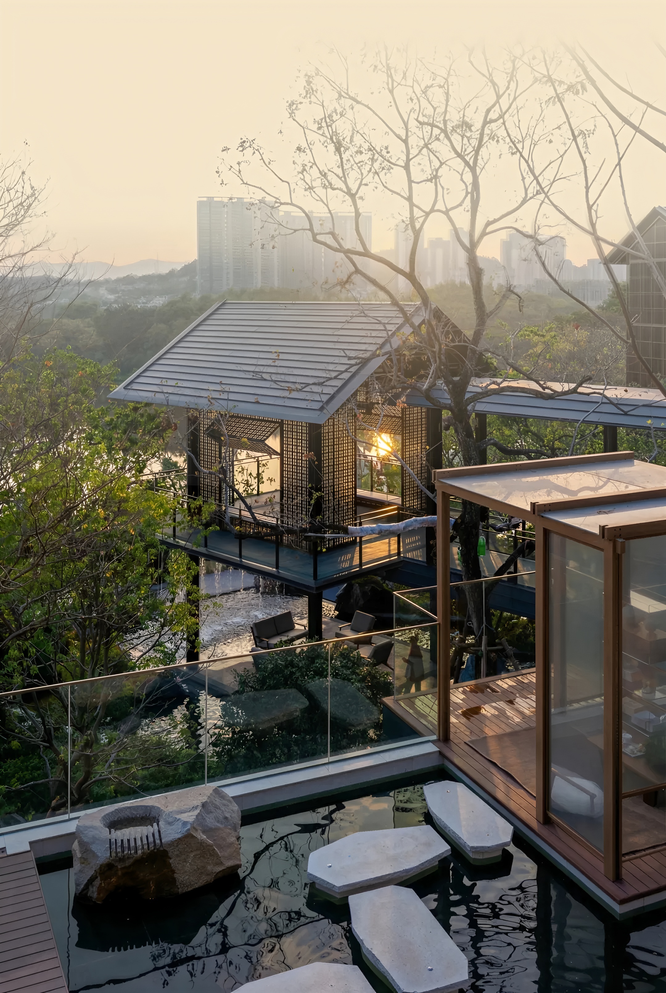 广州金地香山湖·御湖颂别墅样板间丨中国广州丨诗意空间设计-6