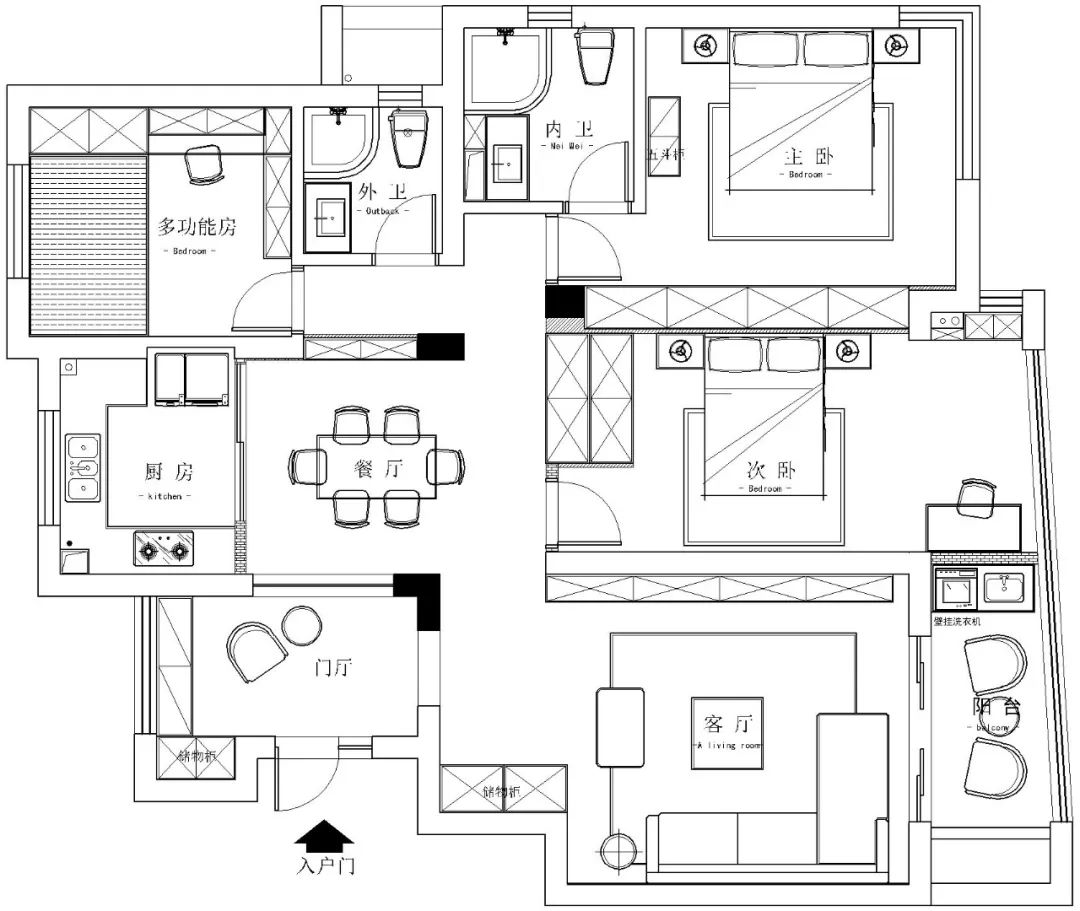 幸福家园 63#现代风格家装设计丨格堂装饰-39