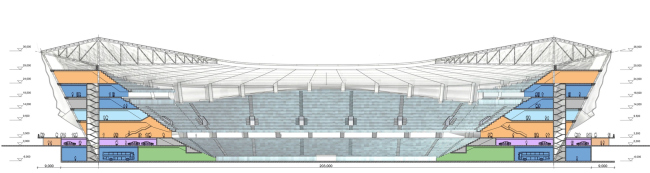 2018年世界杯足球赛下诺夫哥罗德45000座体育场丨俄罗斯诺夫哥罗德丨Моспроект  2,Гранд Проект Сити等-37