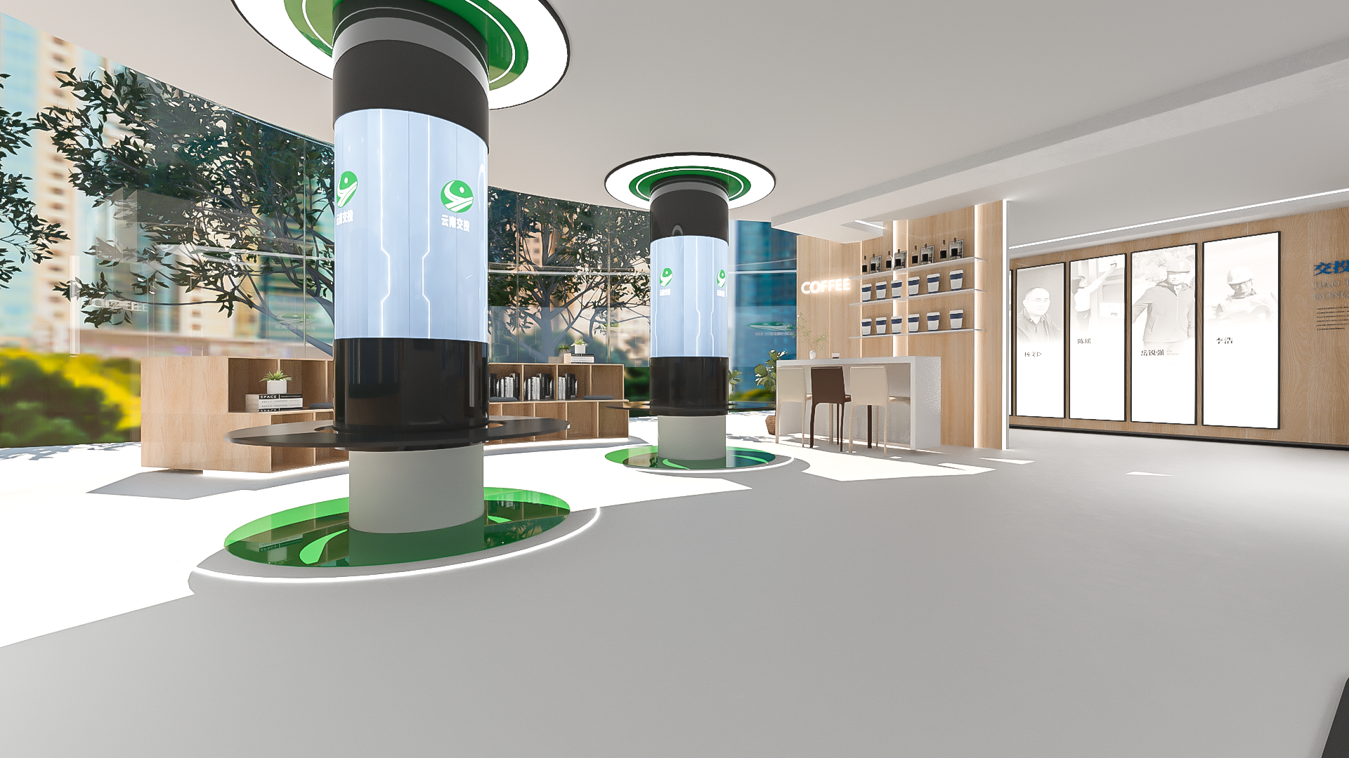 某企业工会展厅-15