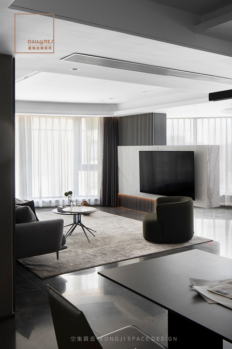 黑白灰的理性释放 · 浙江义乌现代家居设计丨中国浙江丨义乌空集装饰设计有限公司-11