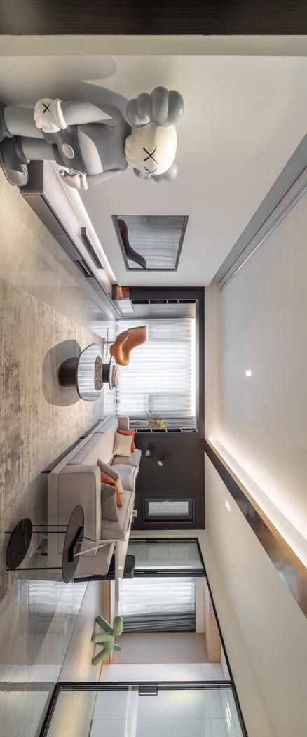 拆墙扩厅,110㎡简约设计师之家-19