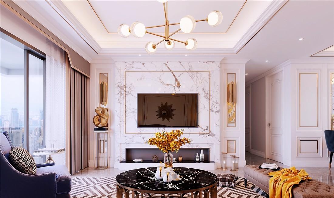 
京华假日湾花园样板房装修设计 -10