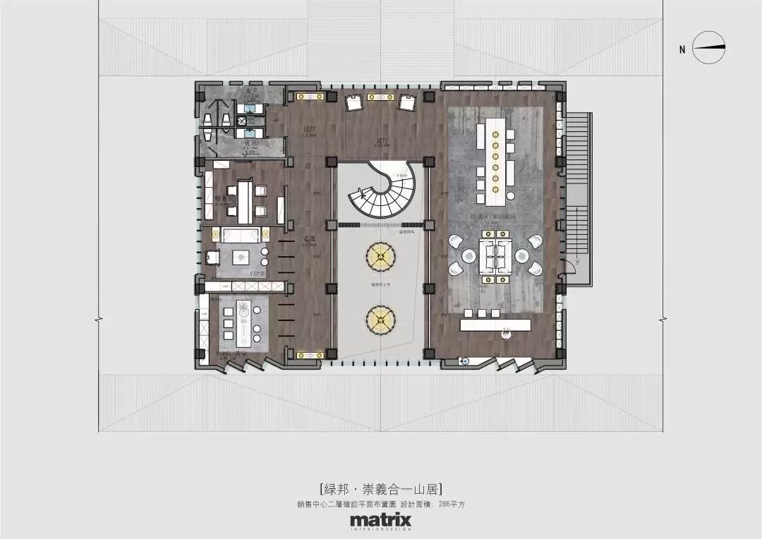 崇義綠邦合一山居銷售中心 | 竹鄉文化的室內空間演繹-47