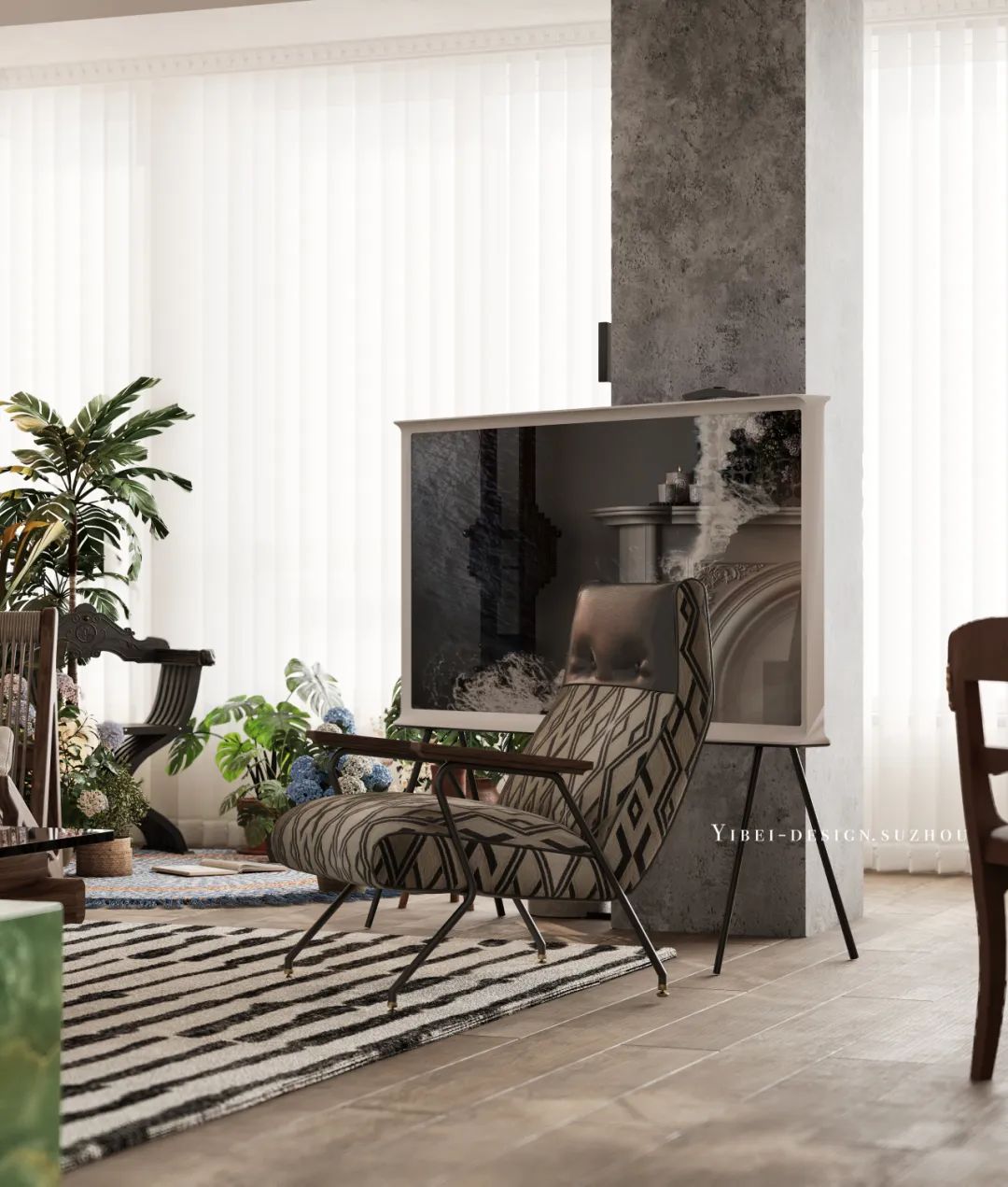 法式浪漫艺术气息居家空间设计丨中国苏州丨YIBEI DESIGN-18