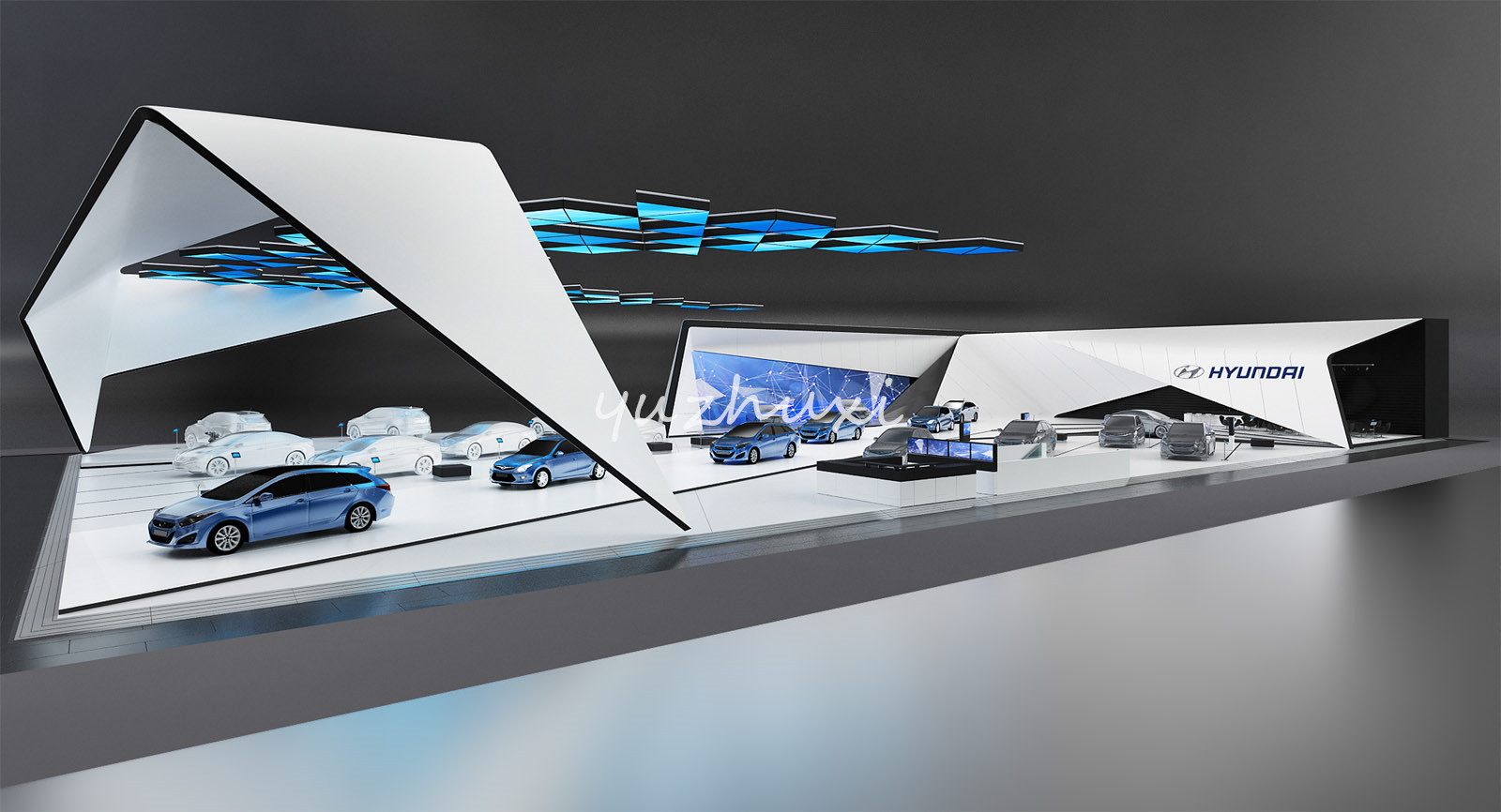 汽车展厅设计案例-7