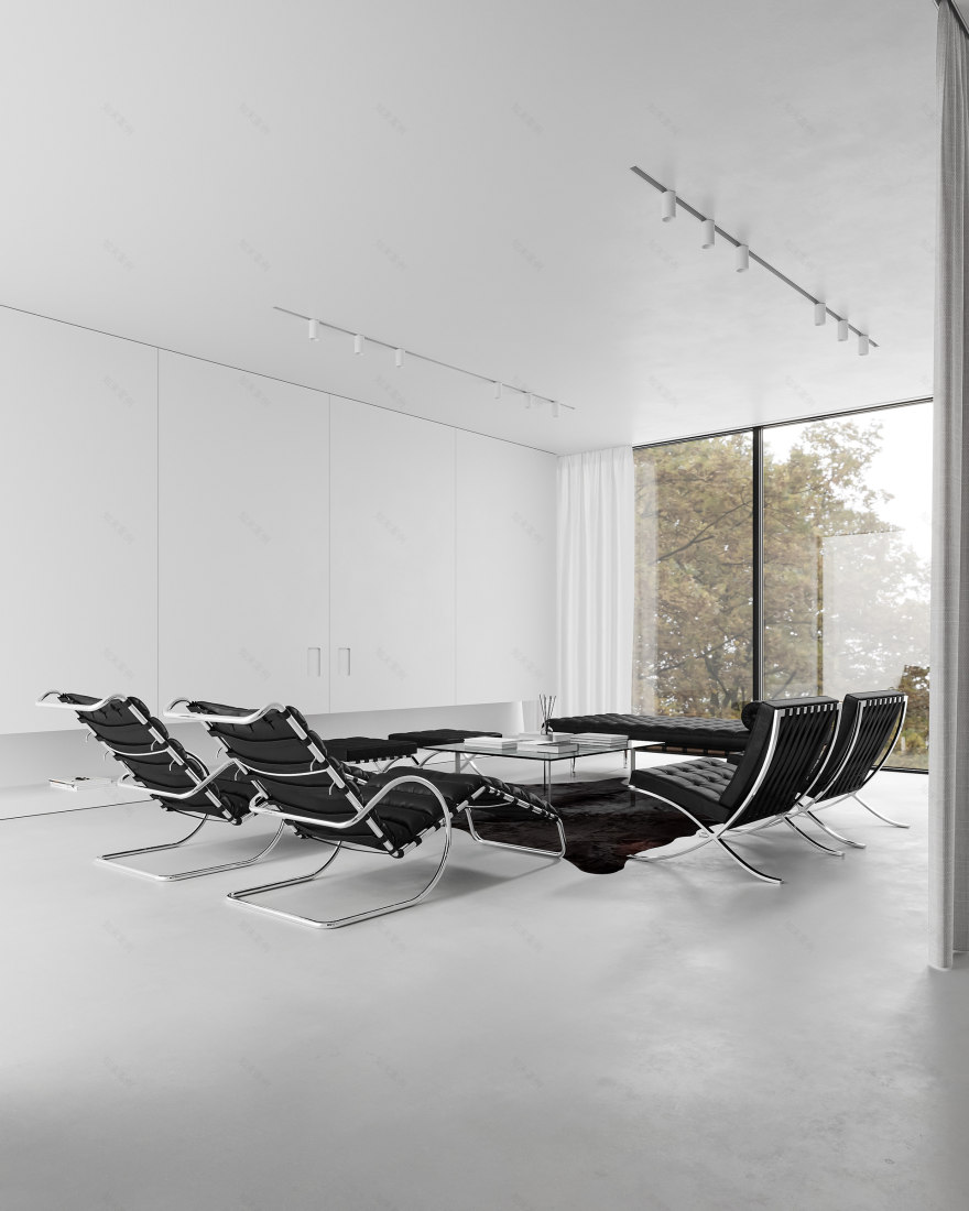 现代极简主义丨俄罗斯莫斯科丨ABüro-13