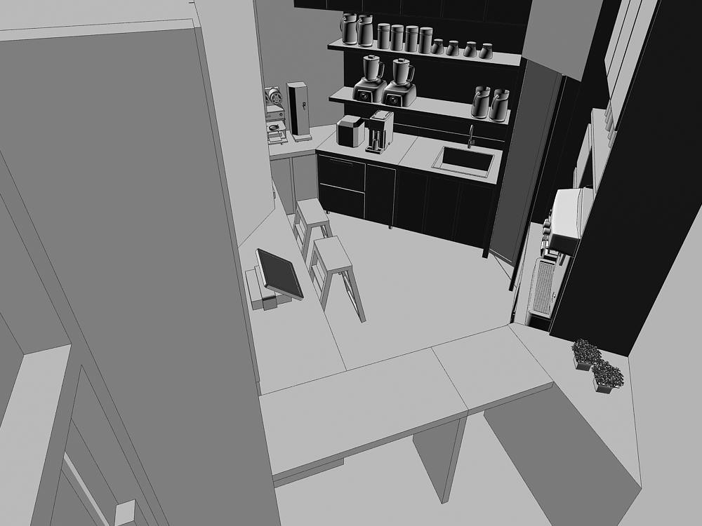 原木温暖明亮咖啡外卖店 CAFE CORREIA，紧凑布局提升售卖体验-6