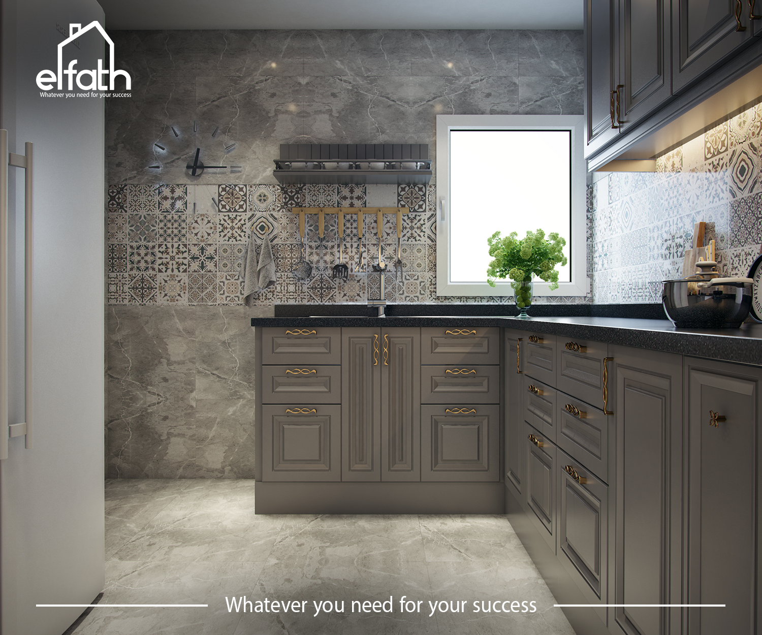 Resident home kitchen interior design-3