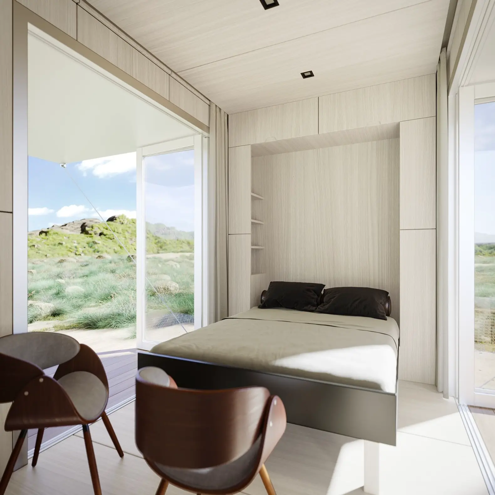 加州大火催生出的防火豪华集装箱屋-5