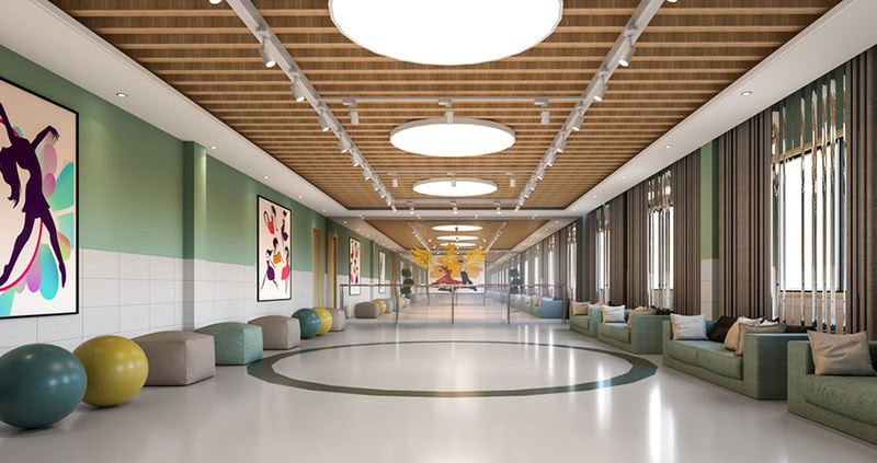 舞蹈教室 舞蹈房设计案例效果图-10