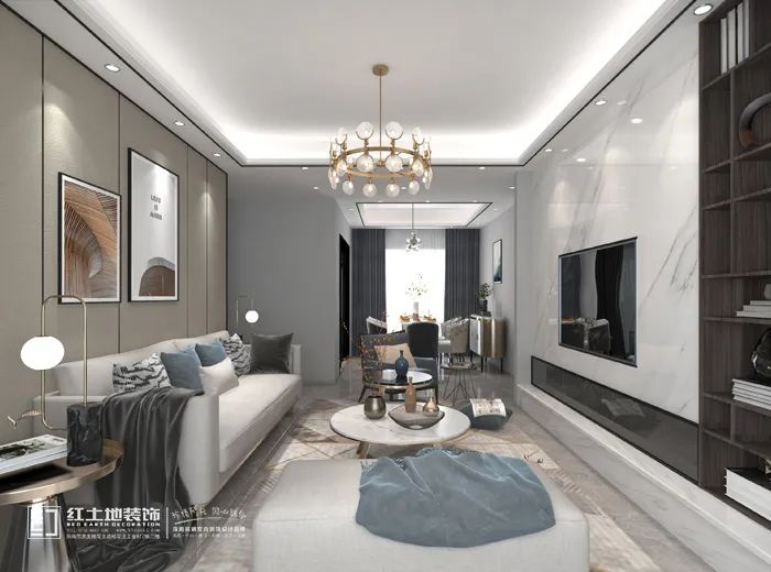 珠海华发国际商务中心现代轻奢风,冷热碰撞的优雅空间-12