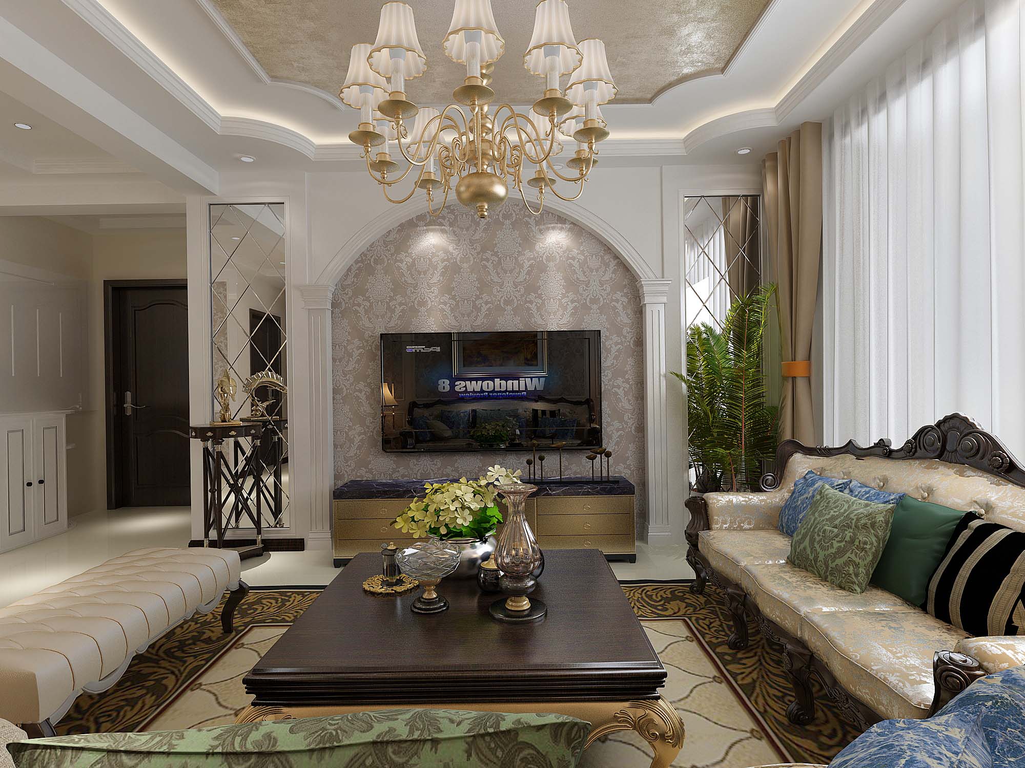 张店君临天下130平方欧式-4