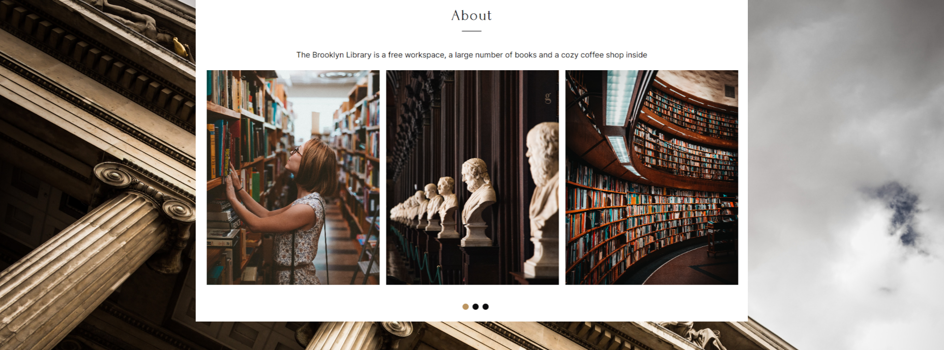 Library网站布局及着陆页设计丨无相关信息-2