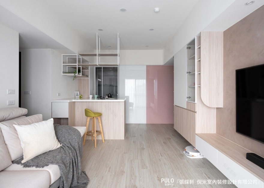 台中17坪小坪数北欧风亲子居家装潢丨中国台中丨倪米室内装修设计有限公司-24