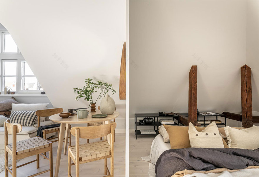 瑞典温馨阁楼公寓设计-12