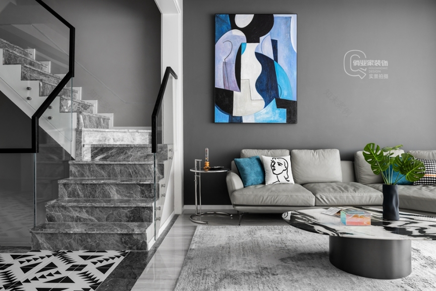 花溪半岛现代艺术风格装修案例丨中国重庆丨重庆俏业家装饰-35