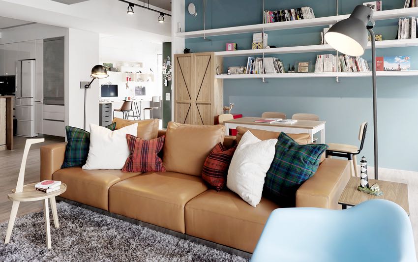 台中 40 坪工业北欧混搭风新婚宅，打造自然采光与个性空间-1