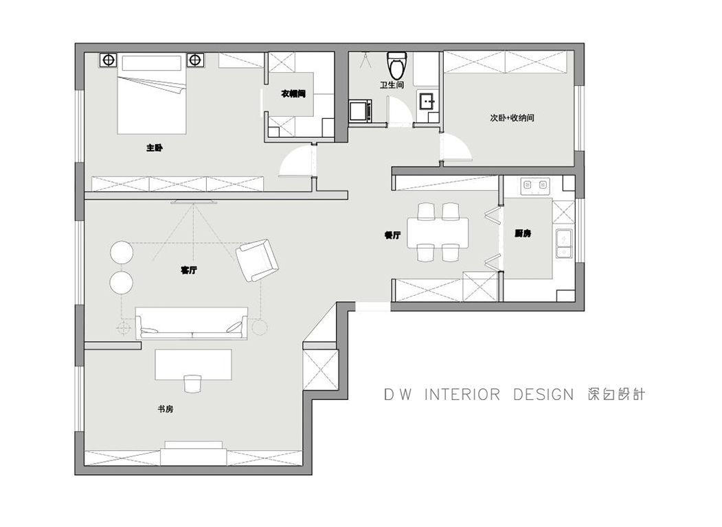 锦居 | 浪漫优雅的现代美式空间-42