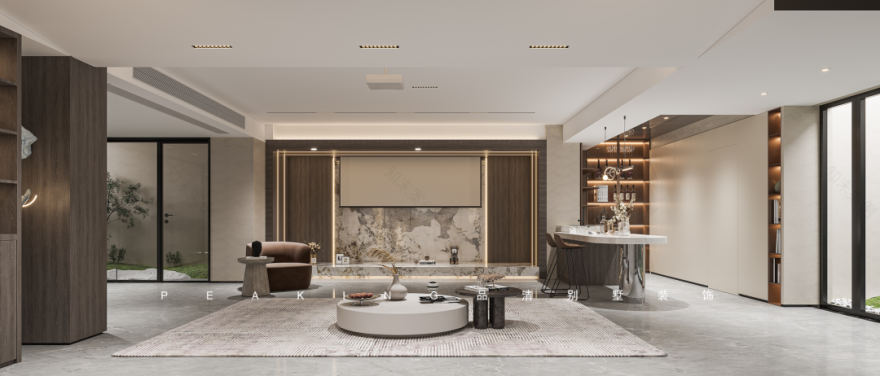 自然塑境 · 738㎡现代温润之家丨品清别墅装饰(无锡)分公司-43