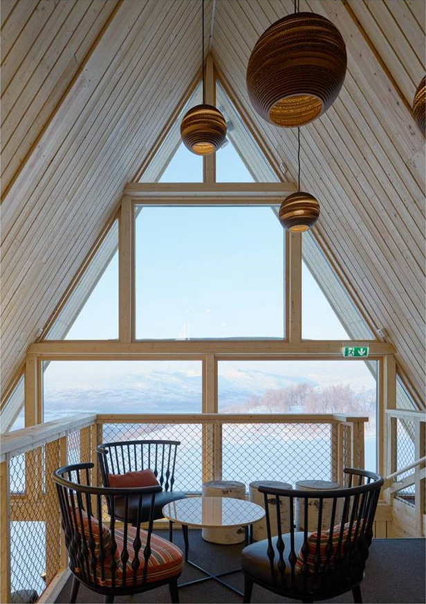 雪山木屋餐厅，瑞典 / Murman Arkitekter-18