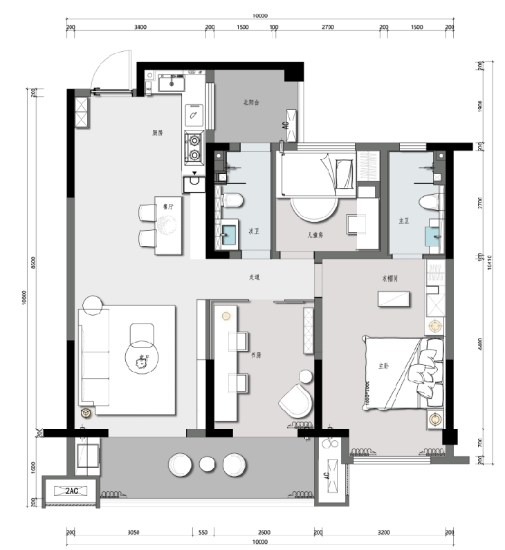 天鑫·鸿书华府丨中国漯河丨励时设计-122