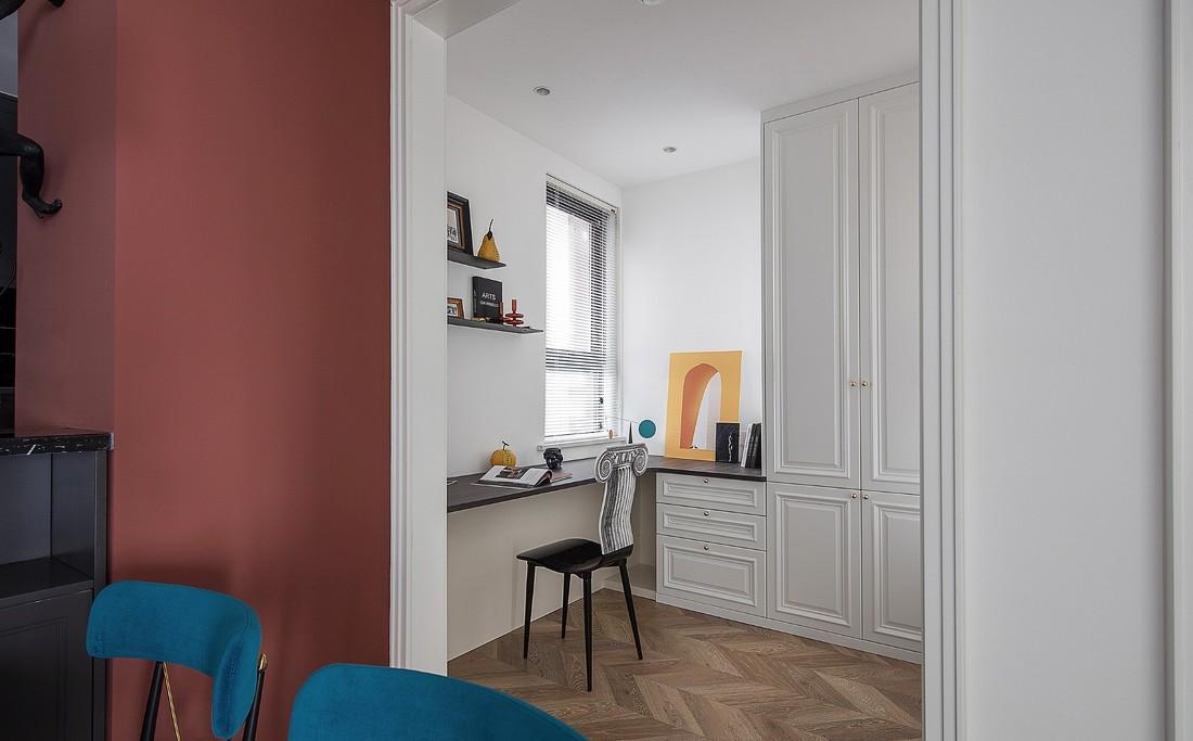 深白设计丨平层北欧风，一半骄阳一半幽蓝的冰雪季柔软时光-21