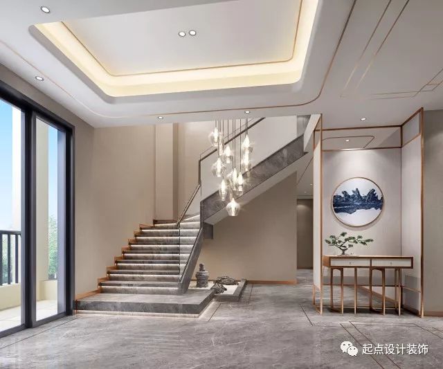 200㎡顶层复式——新中式风格《湖南茶陵》-10