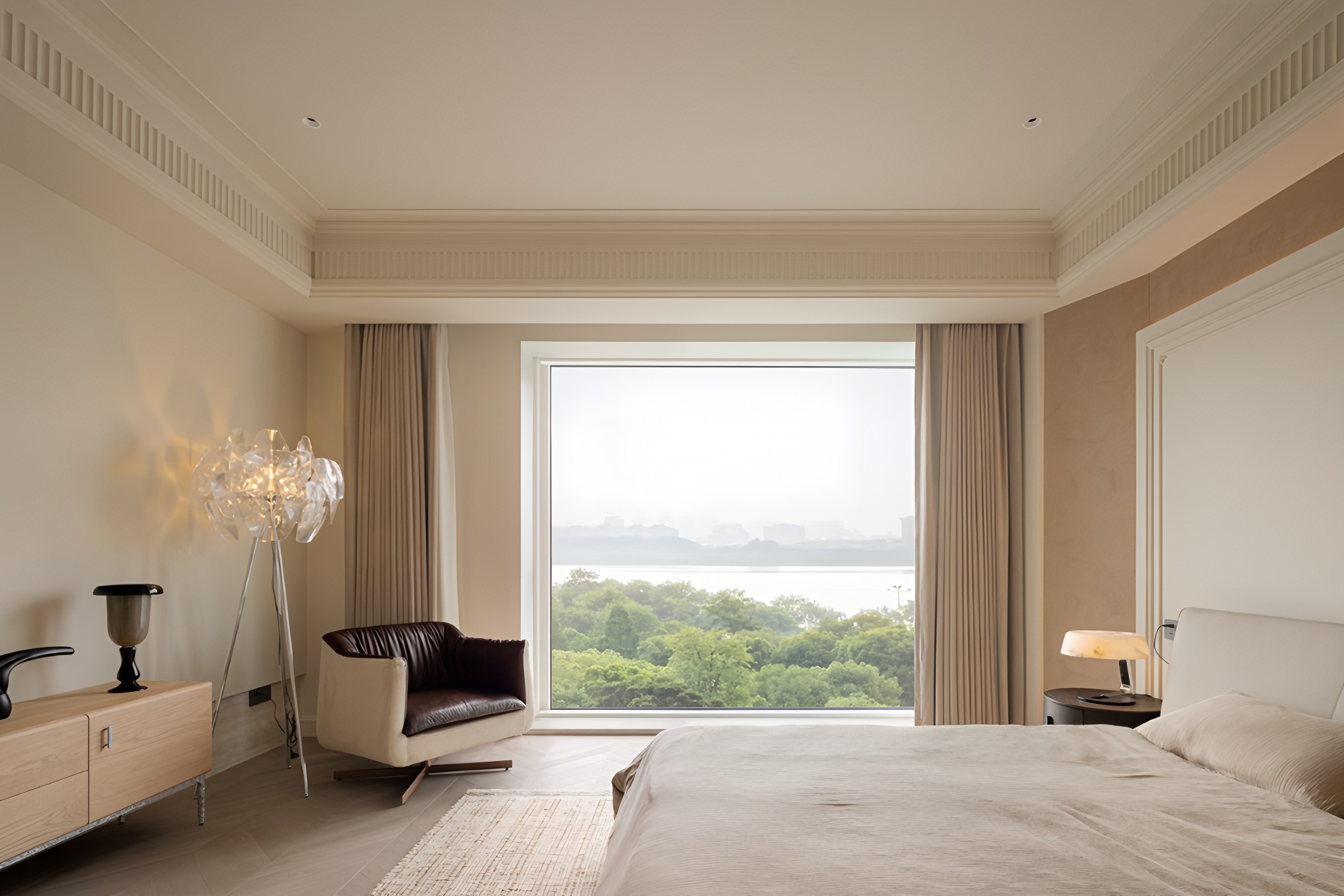 浪漫鎏金,方寸间纳四时湖景丨原想设计-41