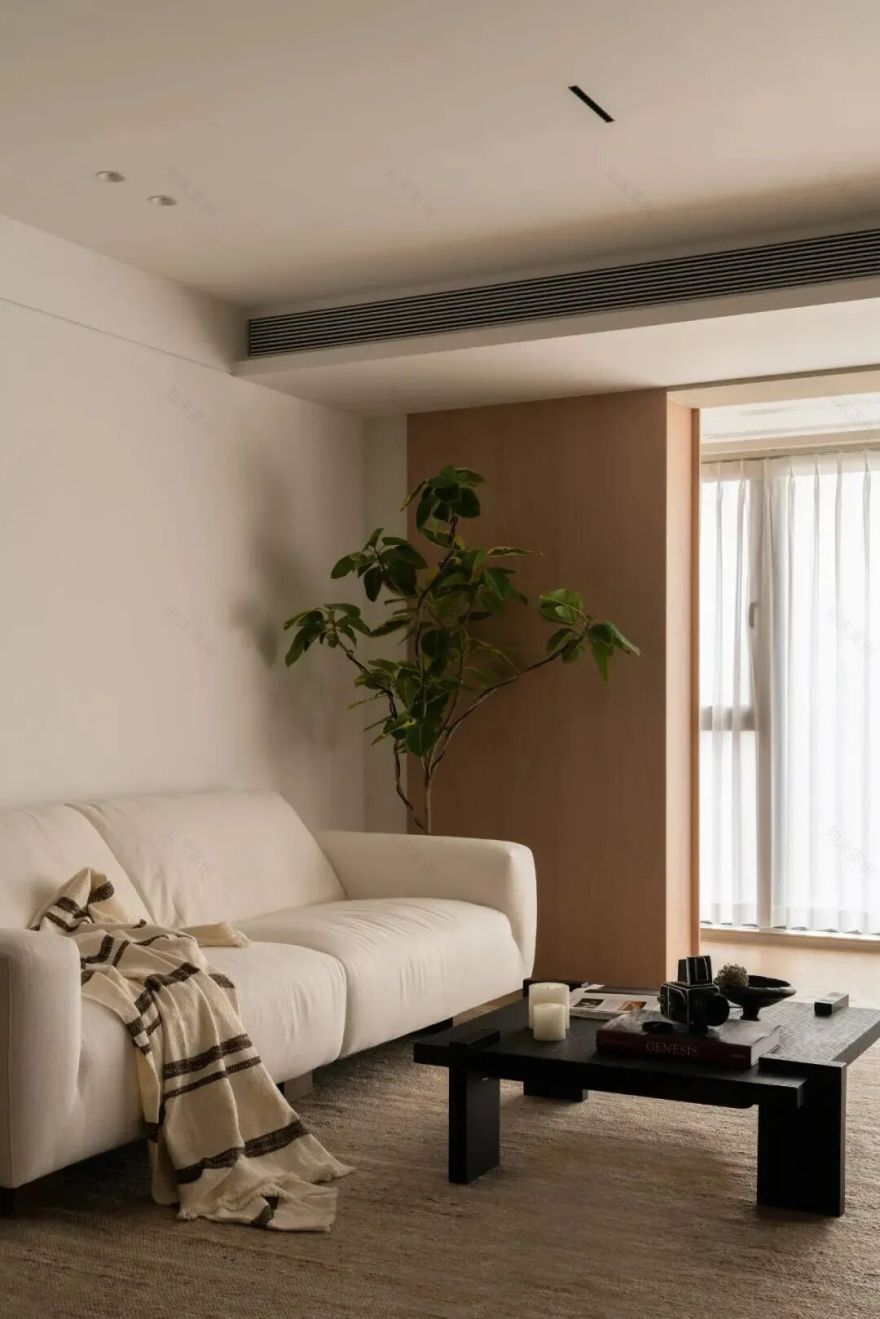 私宅设计|现代侘寂,家的宁静与疗愈-19