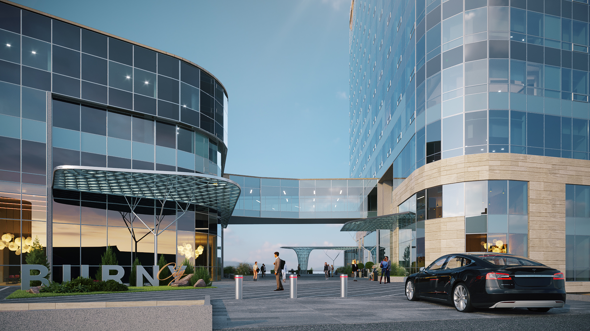 BURNY CITY 多功能酒店和商业中心丨俄罗斯丨西伯利亚投资建筑公司-9